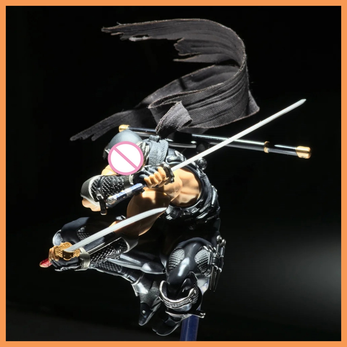 Sewing By - Personagens de jogo ninja japonês feitos