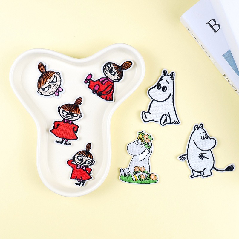 Iron On Patch - Patches Bordados de Desenhos Animados Moomin