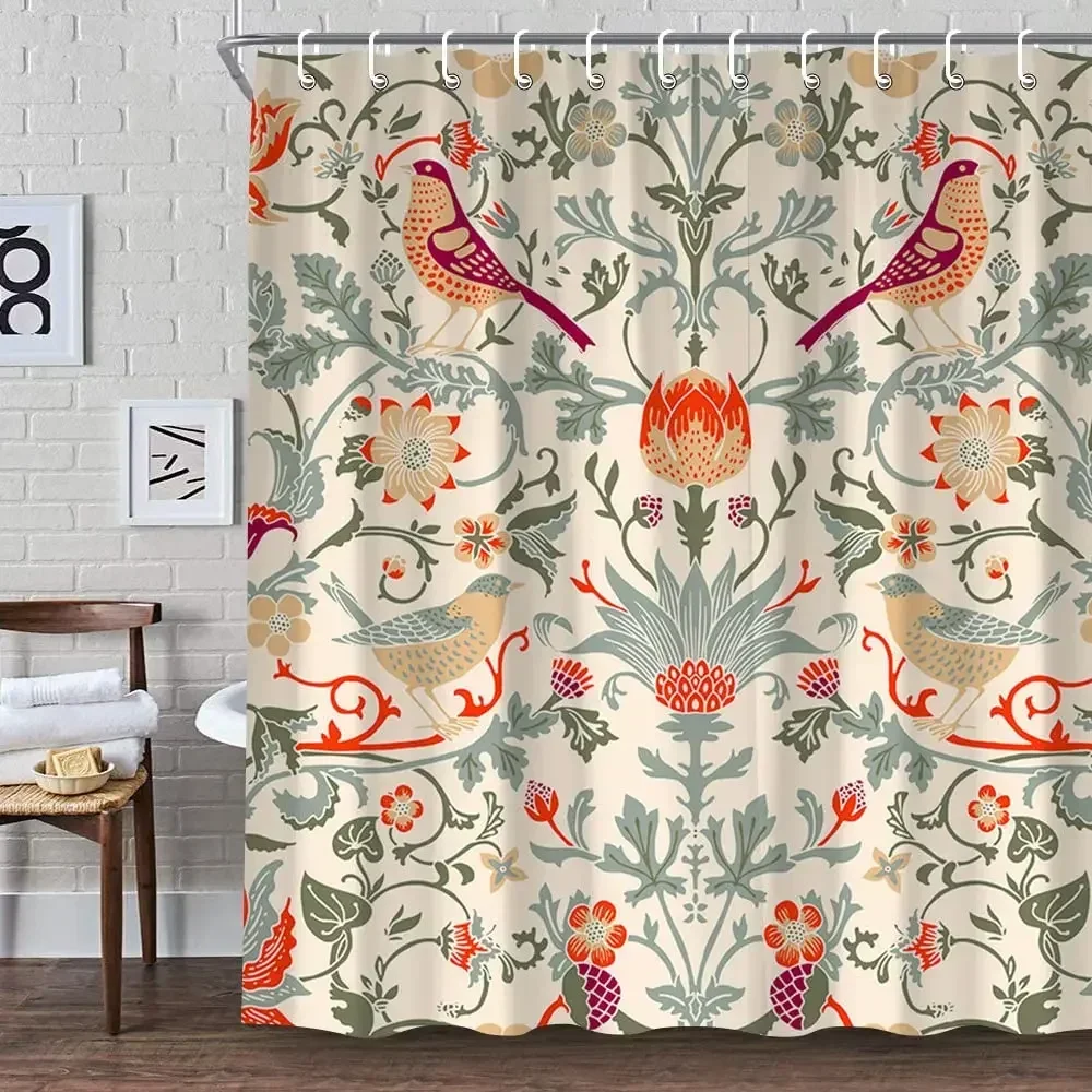 Fabric Weight Set - Cortina de chuveiro William Morris, conjunto