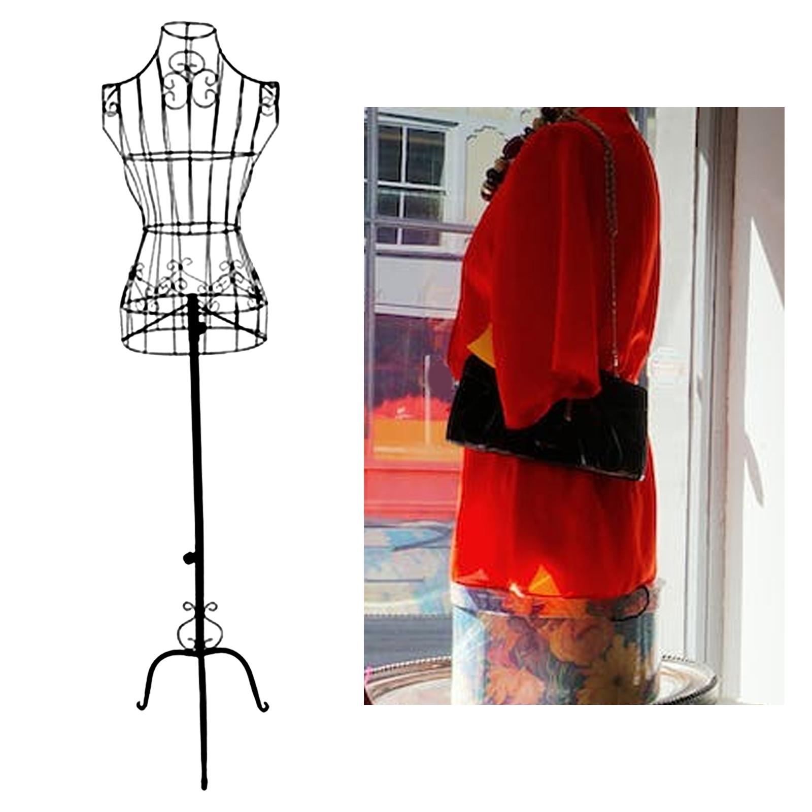 Dress Form Mannequin - Manequim Feminino de Ferro com Suporte