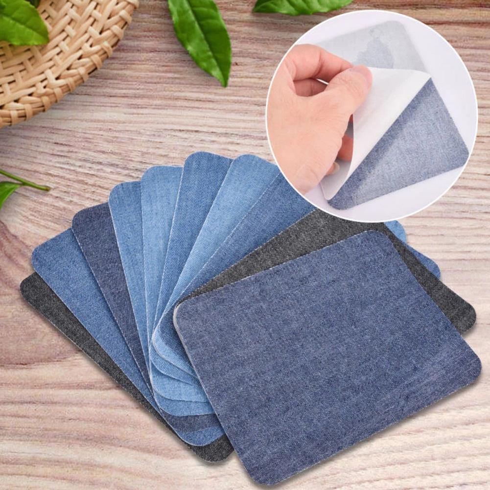 Velcro Sew On - 20 pçs denim corte peça ferro