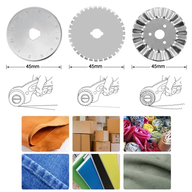 45mm rolo roda faca de corte d - Sewing Tas avaliação e preço