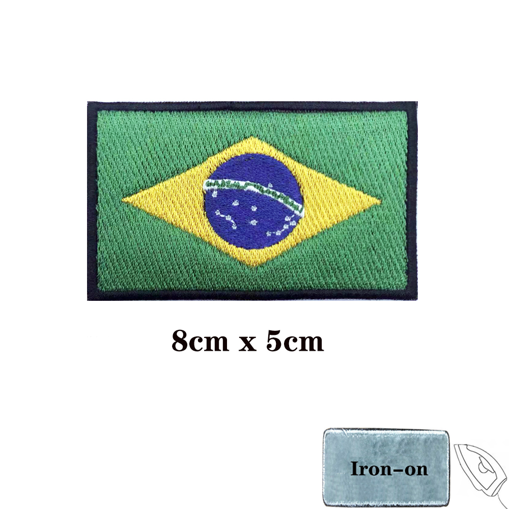 Bandeira brasileira brasil rem - Velcro Sew On avaliação e preço