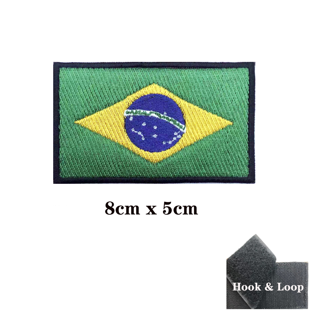 Bandeira brasileira brasil rem - Velcro Sew On avaliação e preço