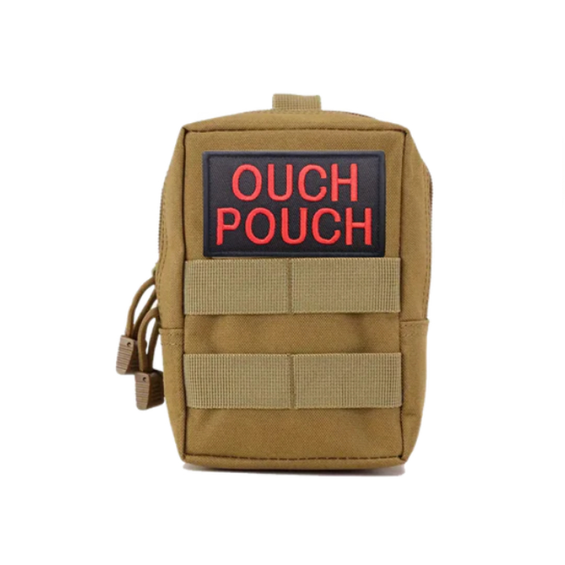 Patch bordado Ouch Bolsa – apl - Velcro Sew On avaliação e preço
