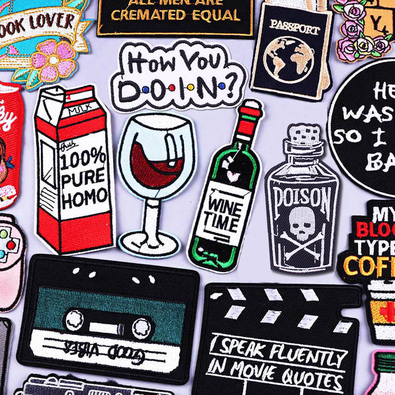 Remendos de tempo de vinho em  - Velcro Sew On avaliação e preço