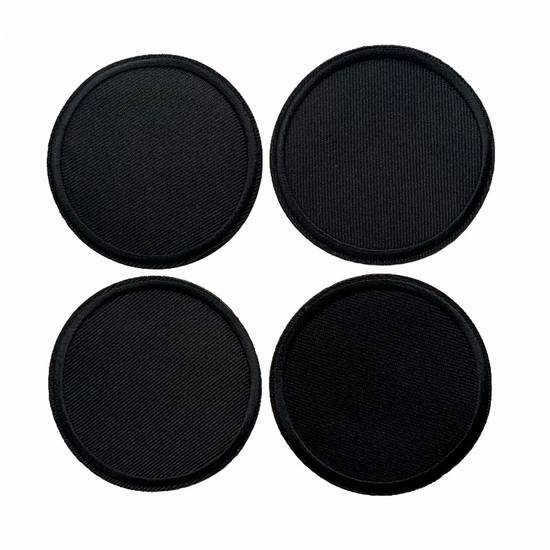 5 pçs remendos redondos pretos - Velcro Sew On avaliação e preço