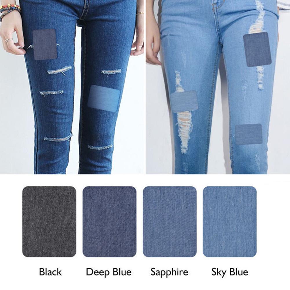 20 pçs denim corte peça ferro  - Velcro Sew On avaliação e preço