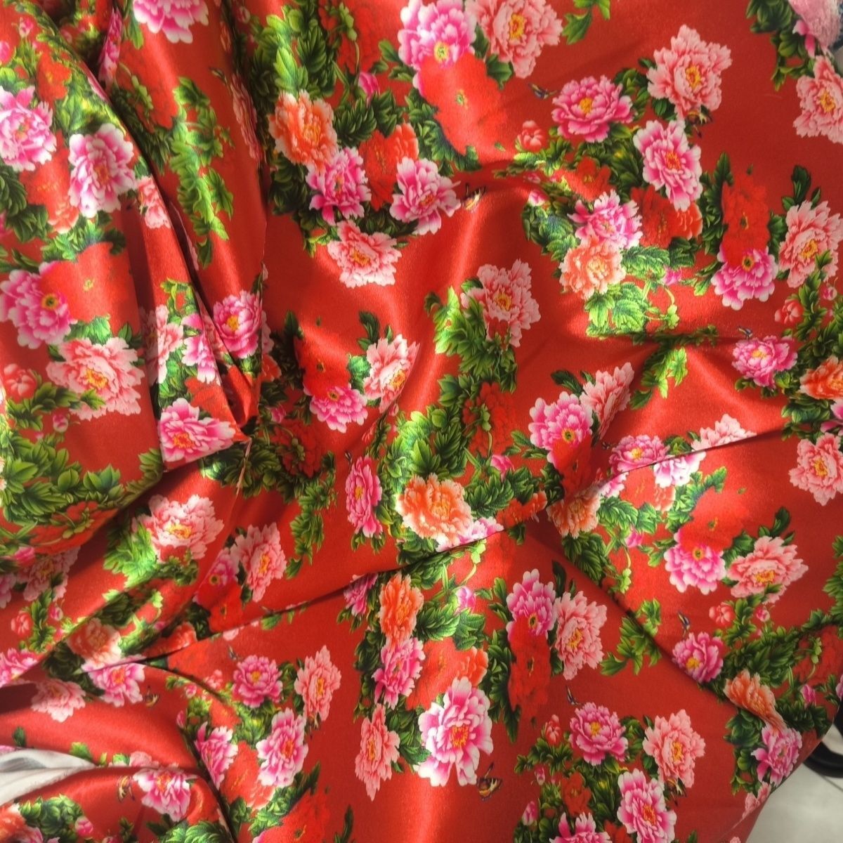 Tecido de cetim de acetato com - Sewing By avaliação e preço